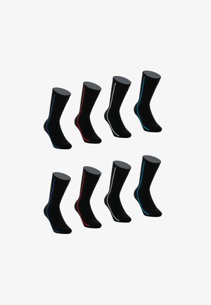 Athena LOT DE 8 PAIRES DEMI-HAUTES
- Chaussettes - noir liseré couleur