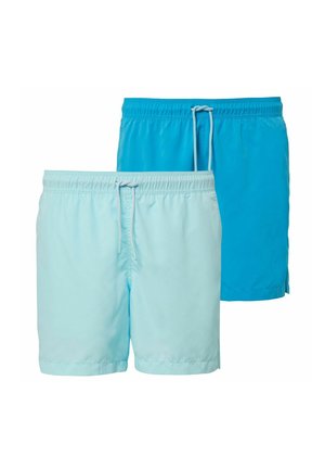 2ER PACK - Badeshorts - mint   türkis