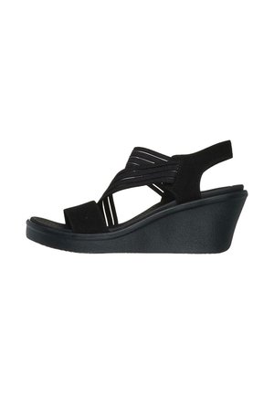 Skechers Sandalias de cuña - black
