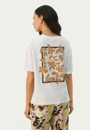 Part Two JAMINA - T-Shirt print - tofu - black frame print