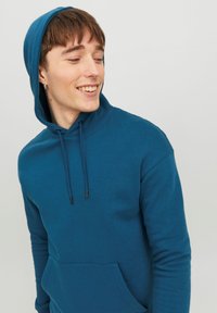 Jack & Jones JJESTAR BASIC HOOD - Felpa con cappuccio - sailor blue