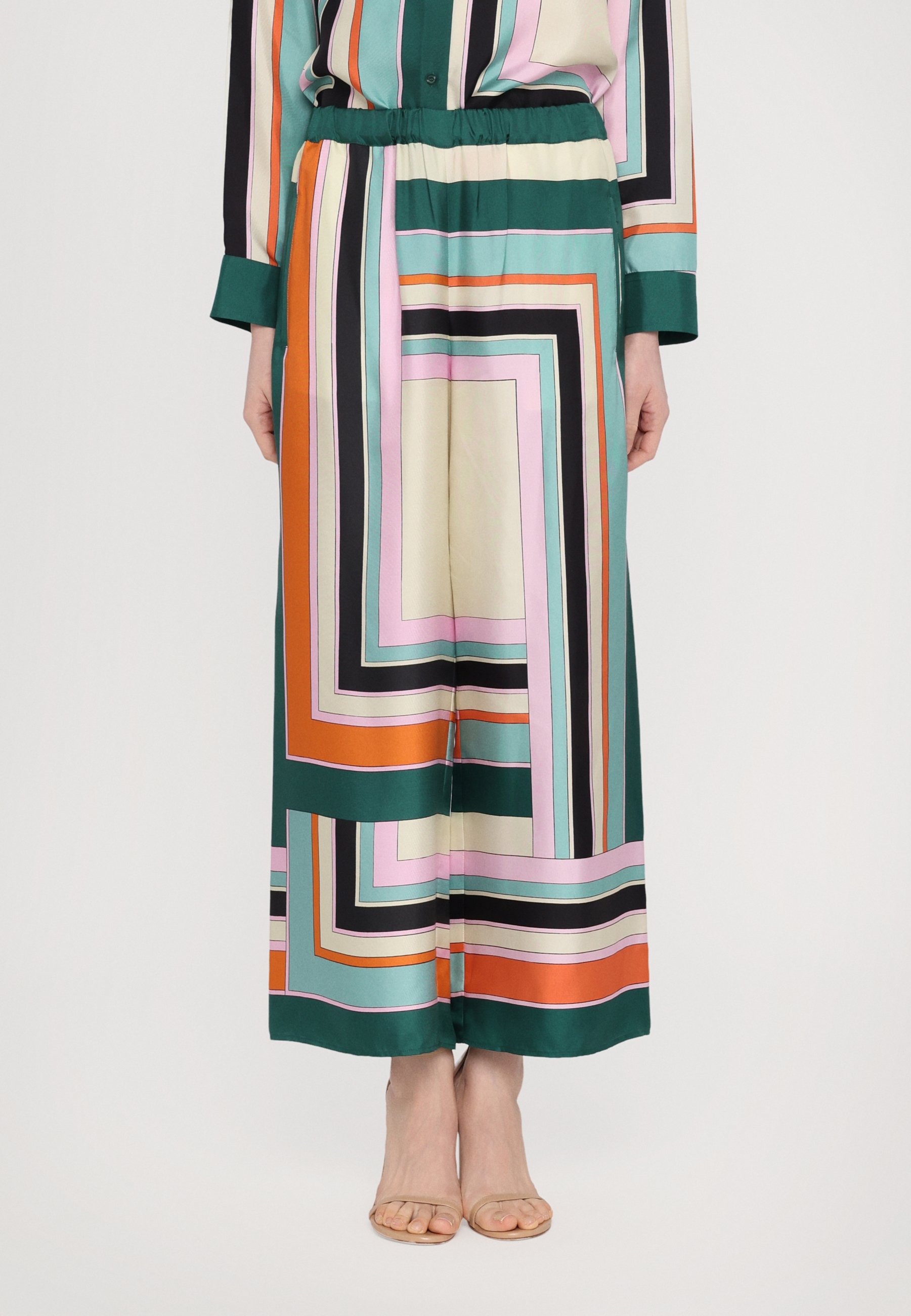 WEEKEND MaxMara OTTAVO - Trousers - multi coloured/white WEEKEND MaxMara OTTAVO - Trousers - multi coloured/white