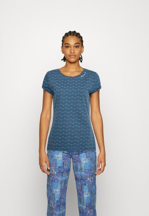 ZIG ZAG - Print T-shirt - blue