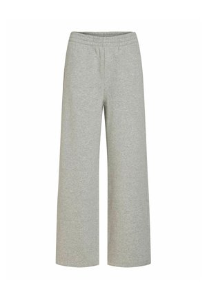 VILA, SWEAT PANTS VIVERA HIGH WAIST - Jogginghose - light grey melange