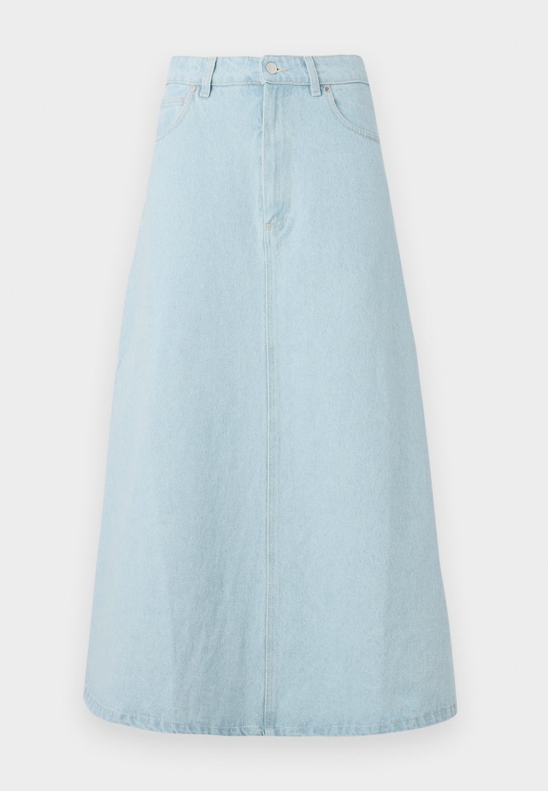 Nanushka A-lijn rok lichtblauw denim Nanushka A-lijn rok lichtblauw denim