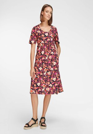 Jersey dress - multicolor schwarz