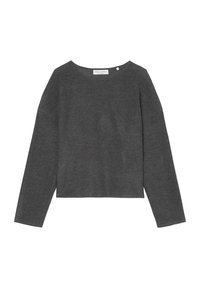 Marc O'Polo LONGSLEEVE ROUNDNECK - Strickpullover - deep grey melange