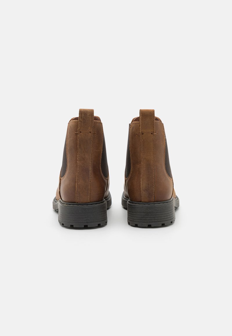 Bottines Clarks Anella Talon Moyen En Cuir Marron - Taille 11 M (US) Femmes, Neuves Avec Boîte D'origine