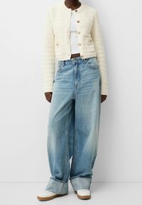 Bershka Kardigan - white