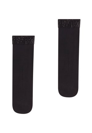 Socken - liquid black