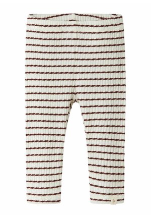 STREIFEN - Leggings - Byxor - hot chocolate