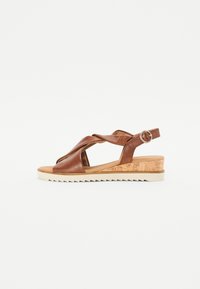 Gabor Comfort - Wedge sandals - camel Thumbnail Image 1
