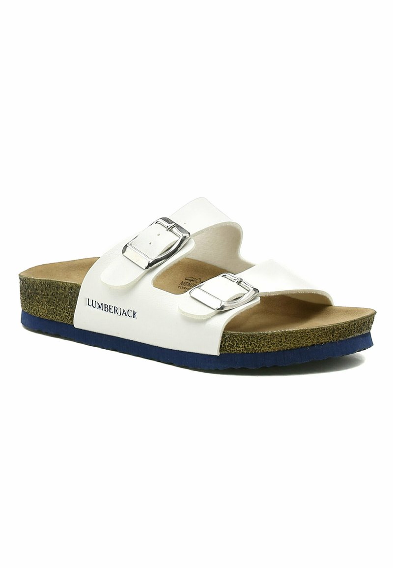 Kinder Riemchensandalen | Lumberjack Pantolette flach white/weiß - FR71290 Kinder Riemchensandalen | Lumberjack Pantolette flach white/weiß - FR71290