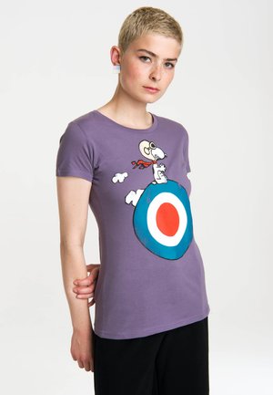 SNOOPY - T-Shirt print - lila