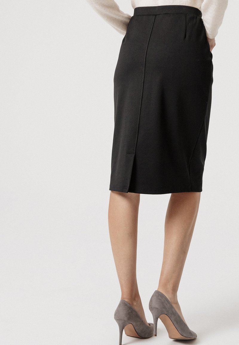 Jupe crayon taille standard bleu foncé femme | Cache Cache