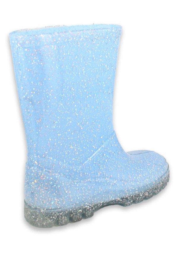 GLITZER – Gummistiefel – hellblau