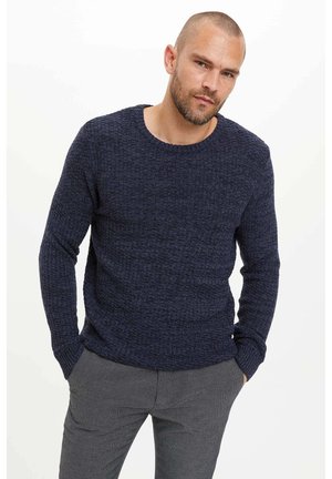 SLIM FIT - Svetr - navy