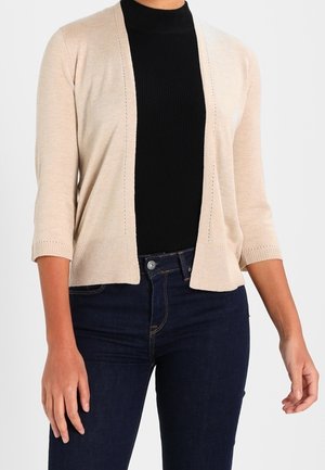 Strickjacke - beige