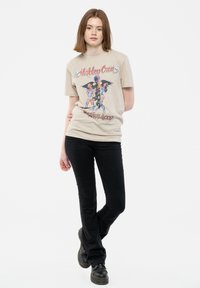 Paradiso Clothing MOTLEY CRUE DR FEELGOOD VINTAGE - Print T-shirt - beige