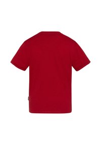 Schott EFFET FLAMMÉ - T-Shirt basic - rouge