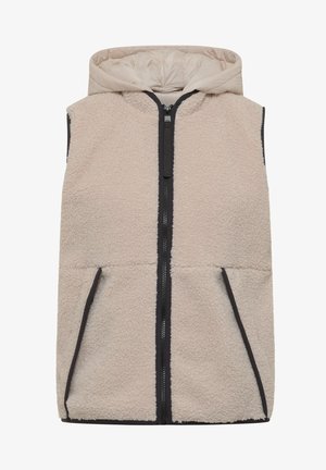 Cecil, TEDDY-WESTE MIT ABNEHMBARER KAPUZE - Chaleco - teddy vanilla white
