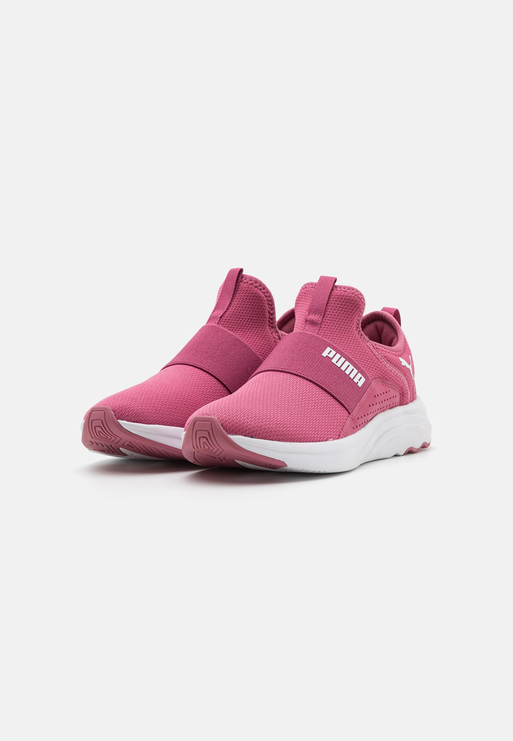 Puma SOFTRIDE SOPHIA SLIP ON - Trainingsschoen - dusty  orchid/white/donkerroze - Zalando.be