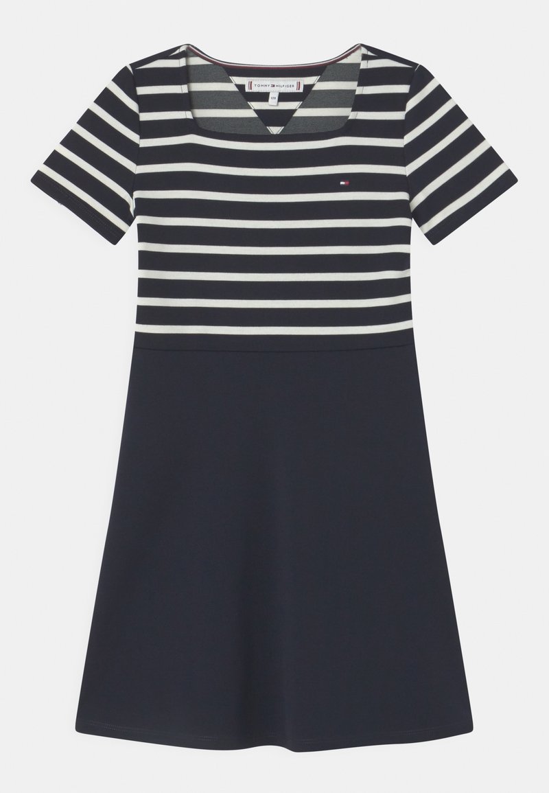 Tommy Hilfiger PUNTO SKATER DRESS - Sukienka z dżerseju