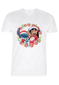 Henry Tiger LILO & STITCH LILO AND STITCH HOLIDAY UNISEX - Camiseta estampada - white