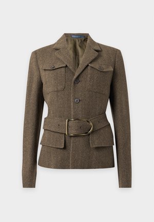Polo Ralph Lauren, SINGLE-BREASTED LINEN-COTTON BLAZER - Blazer - loden
