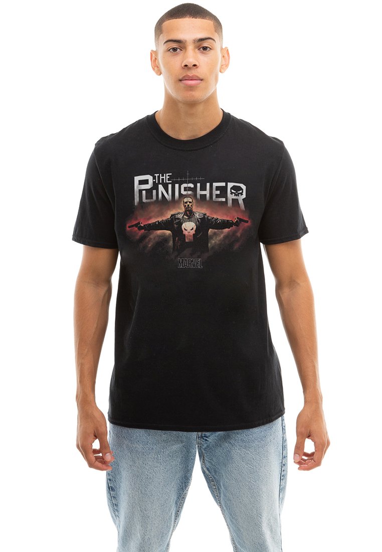 Marvel T-shirt print zwart Marvel T-shirt print zwart