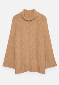 someday. Stickad tröja - mottled light brown