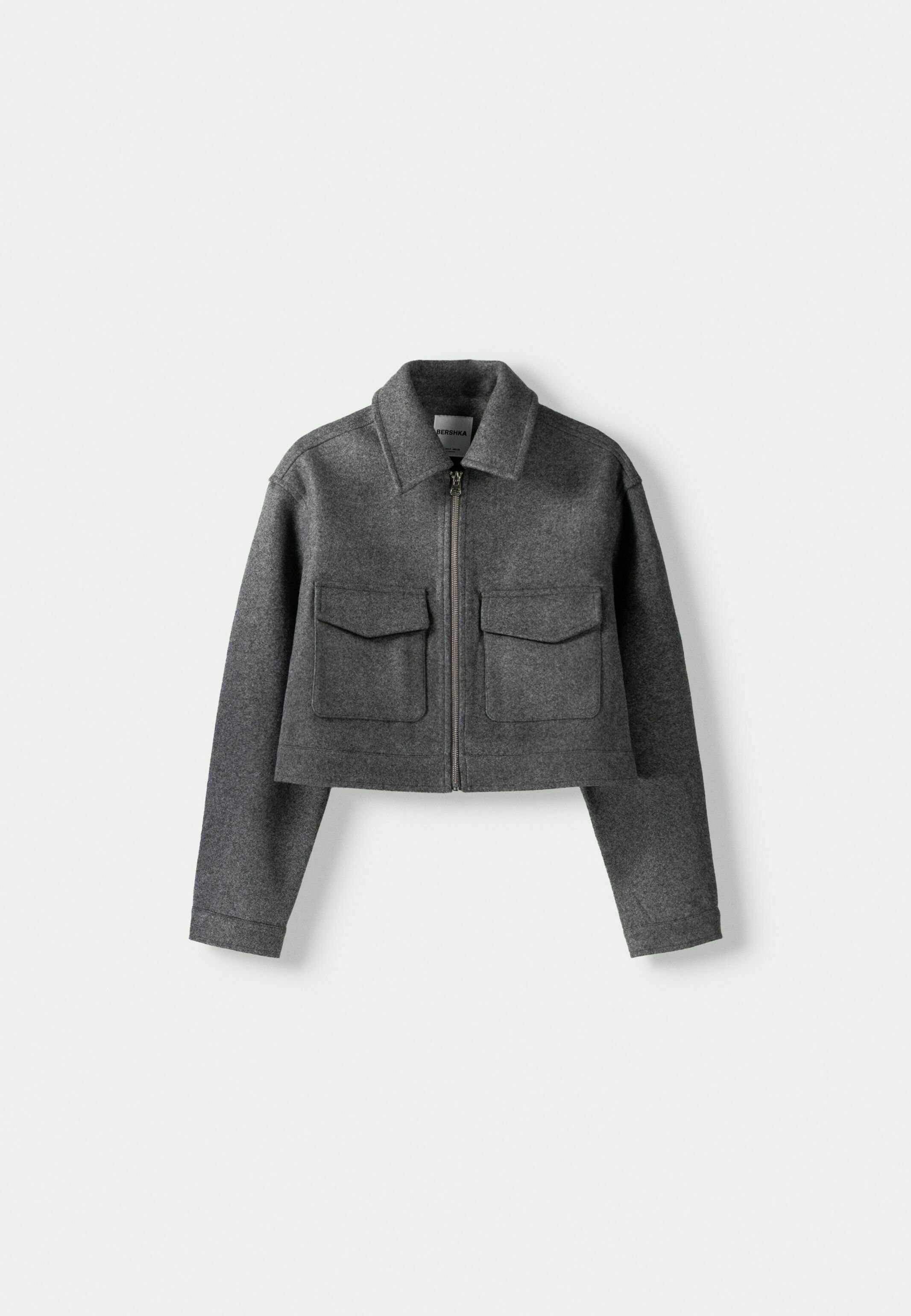 Bershka - Kurtka wiosenna/niebieskoszary - Zalando.pl