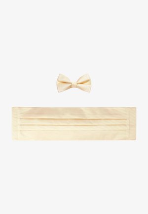 SET - Bow tie - champagne gold