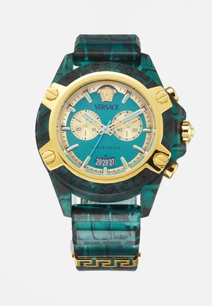 ICON ACTIVE - Cronografo - gold-coloured/blue