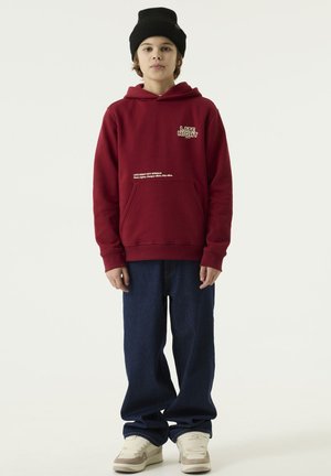 Garcia, TEENS - MALE SWEATERS - Hoodie - red flame
