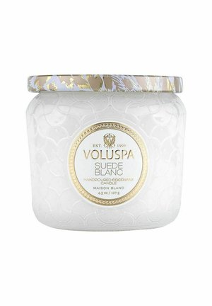 VOLUSPA PETITE JAR SUEDE BLANC 127G - Doftljus - white