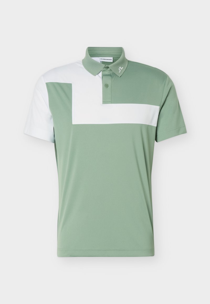 Green Rody J.LINDEBERG Sports RODY - Polo - hedge green/vert clair - ZALANDO.FR