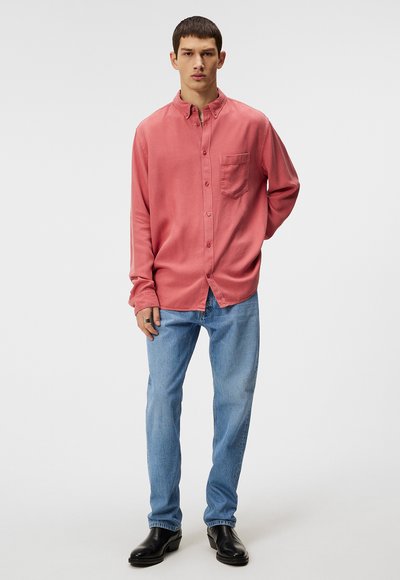 J.LINDEBERG REG STRUCTURE - Shirt - dusty cedar