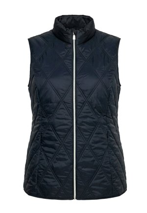 Ulla Popken, HYPRAR MIXED QUILTED WATER-REPELLENT VEST - Chaleco - black