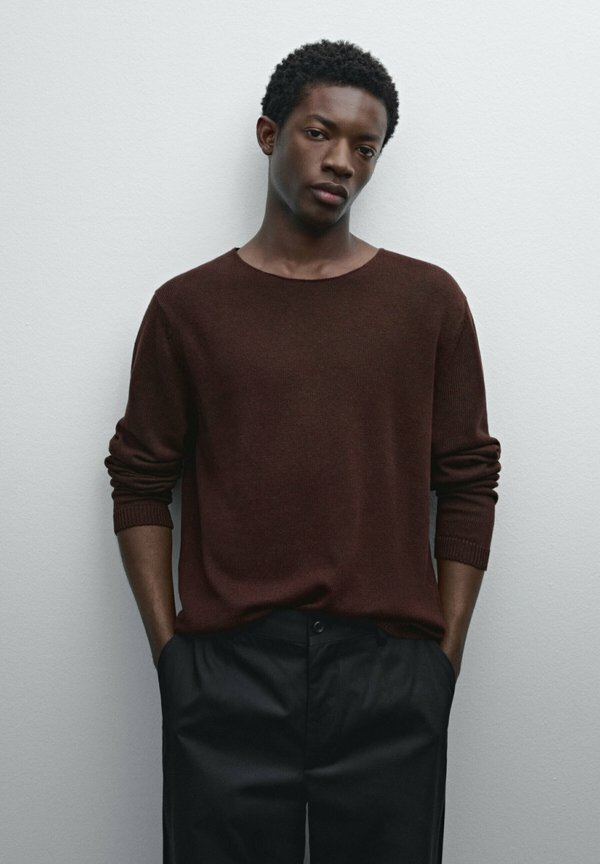 Strickpullover - bordeaux