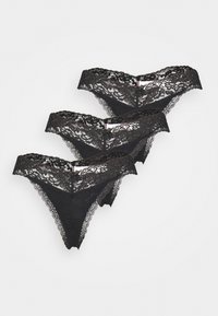 MADISON 3 PACK - Tanga - caviar