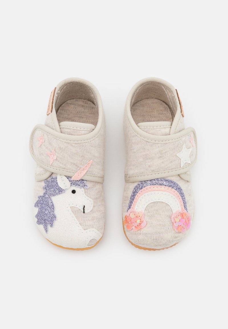 Chaussons Cuir Souple Bébé Fille Chaussons Fille Beck Einhorn 6002