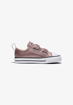 Converse, LOW-TOP SHOE CHUCK TAYLOR ALL STAR EASY-ON GLITTER UNISEX - Babyschoenen - apricot red white black