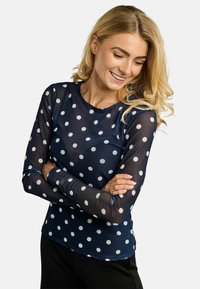 Ikke valgt, navy creme big dot