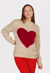 Key Largo Strickpullover - beige mel