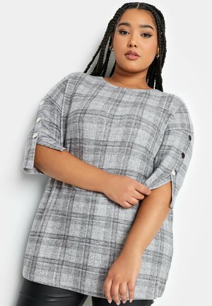PRINTED SOFT TOUCH - Long sleeved top - grey