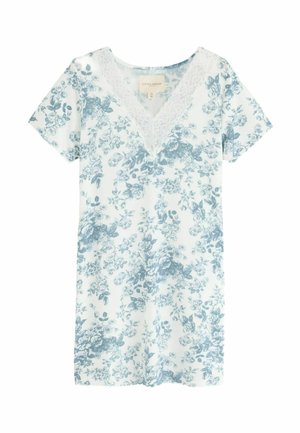 Laura Ashley, Nachthemd - blue white