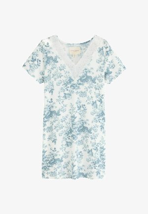 Laura Ashley, Nachthemd - blue white