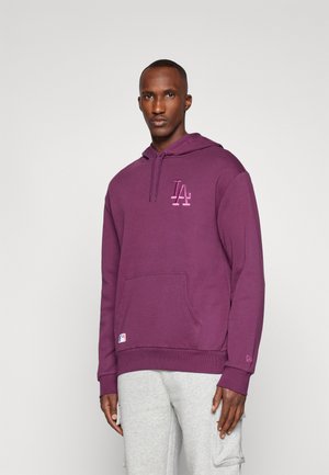 New Era MLB LOS ANGELES DODGERS LEAGUE ESSENTIALS HOODY - Equipación de clubes - purple