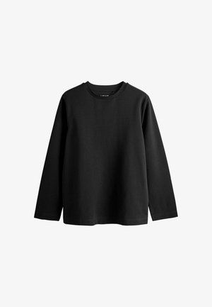 Next, REGULAR FIT - HEAVYWEIGHT LONG SLEEVE CREW NECK T-SHIRT - Langærmet T-shirt - black